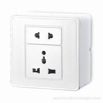 Socket Type CCTV Hidden Camera with 3.7mm Pinhole Lens